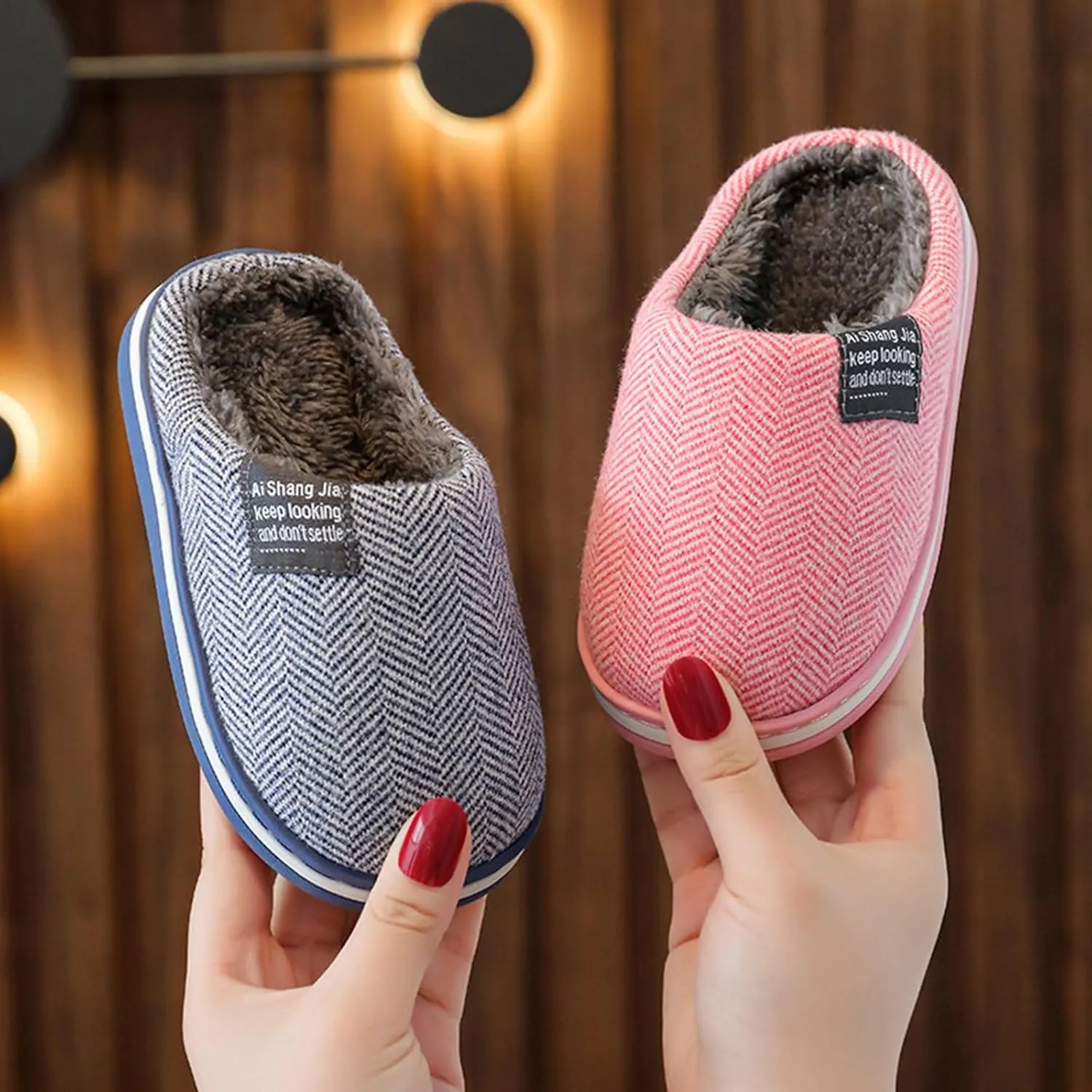 Anti-Slip Indoor Home Slippers for Girls and Boys Slip on Comfortable Soft Home Slippers Halloween Christmas Costume