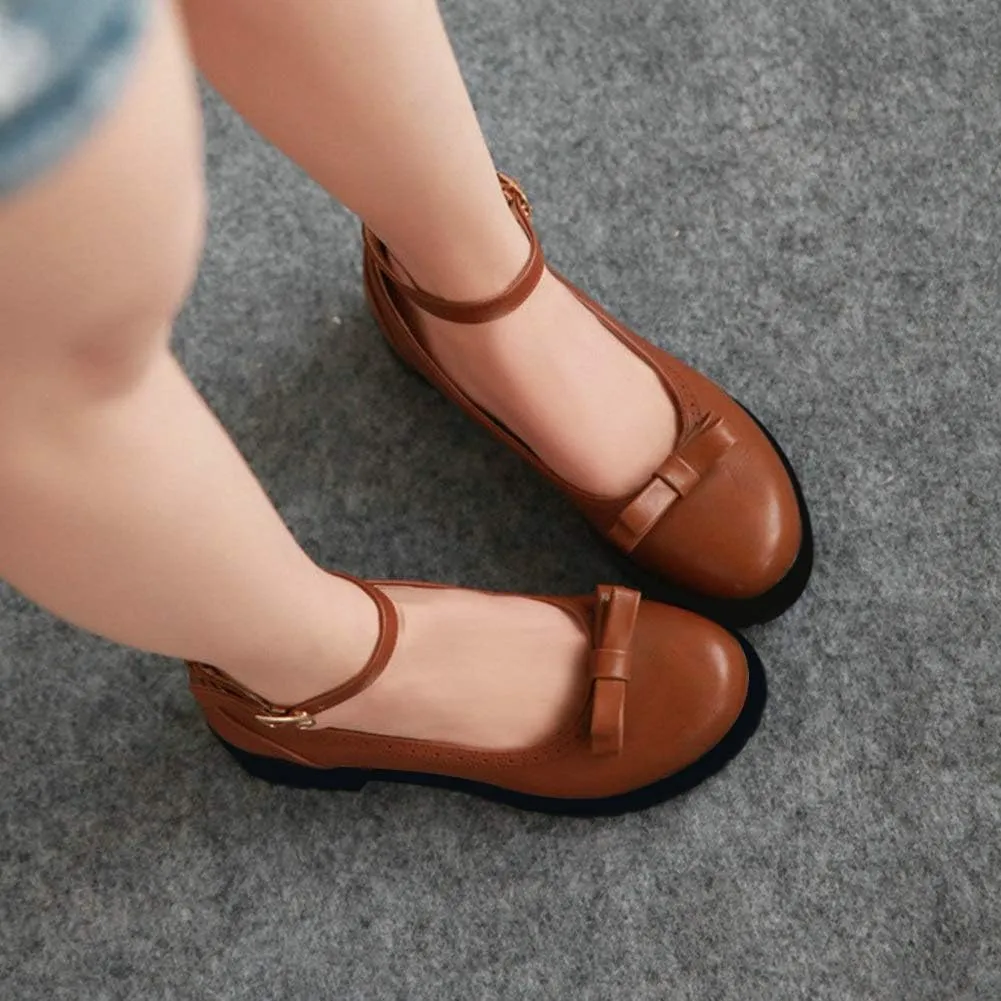 Caradise Womens Chunky Mary Janes Platform Cosplay Uniform Shoes