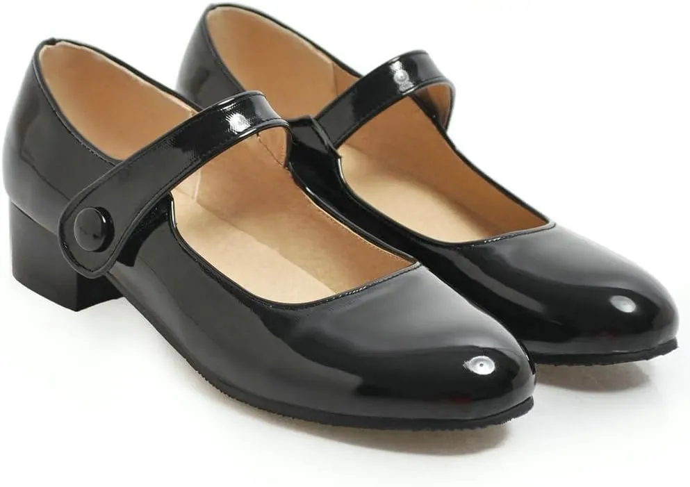 Caradise Womens Chunky Mary Janes Platform Cosplay Uniform Shoes