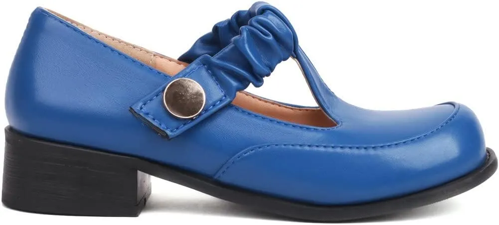 Caradise Womens Chunky Mary Janes Platform Cosplay Uniform Shoes