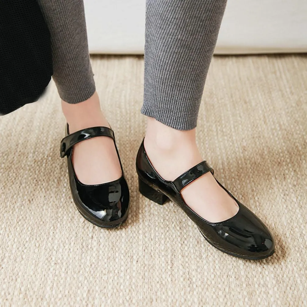 Caradise Womens Chunky Mary Janes Platform Cosplay Uniform Shoes