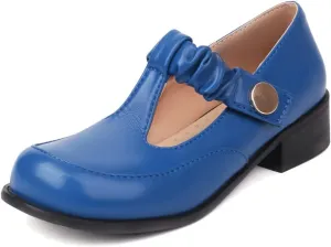 Caradise Womens Chunky Mary Janes Platform Cosplay Uniform Shoes