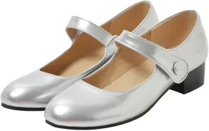 Caradise Womens Low Heel Chunky Mary Janes Uniform Dress Shoes