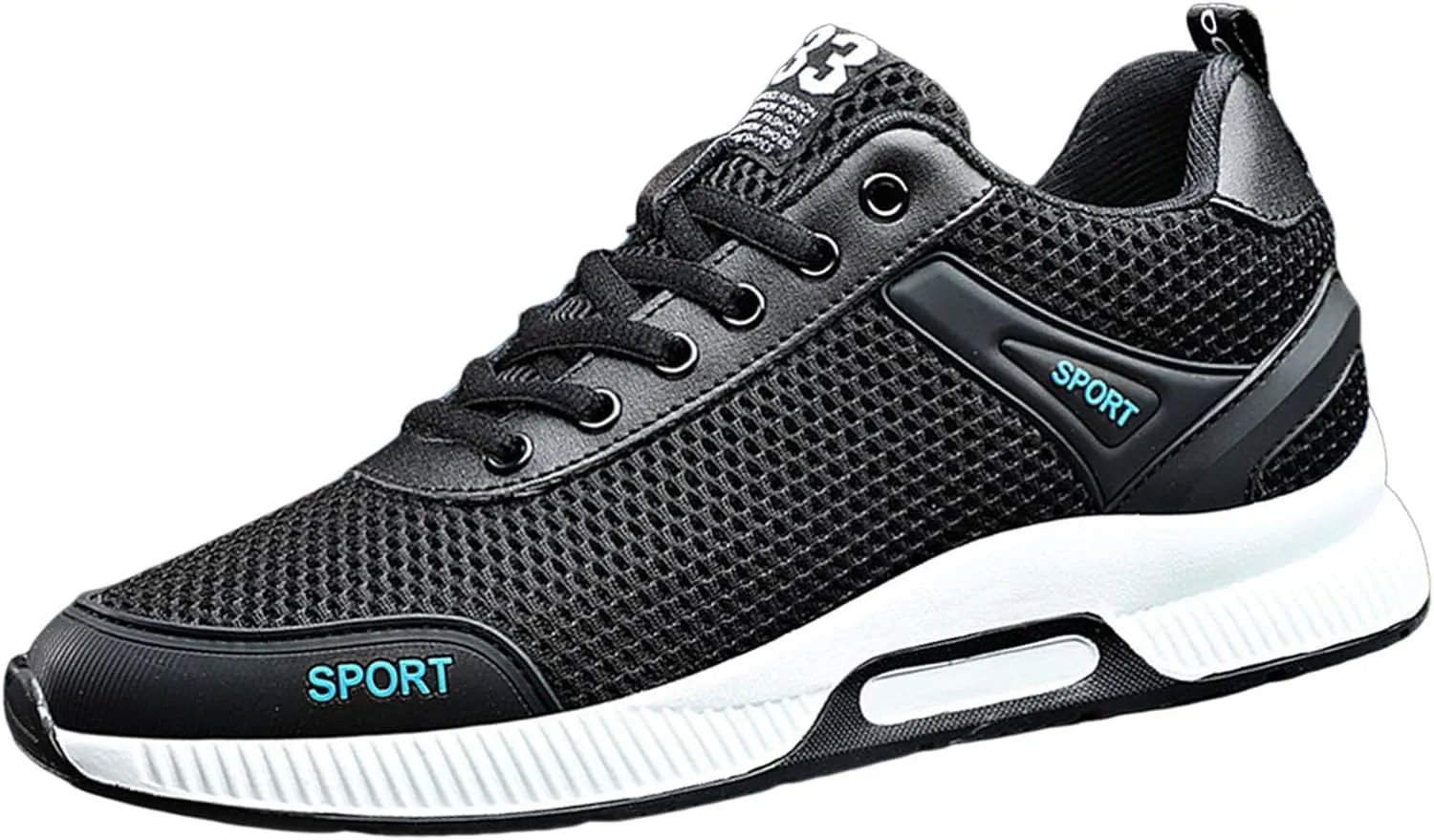 Couple Men's Elevator Shoes Men's Casual Mesh Trainers Lightweight Breathable Lace Up Sports Shoes with Hidden Lift Heel for Men Cm Shoes Sneaker for Men