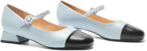 C.Paravano Women's Mary Jane Pumps Low Block Heel Ankle Strap Round Toe - Comfortable Dress Shoes for Work,Party,Wedding, Formal Events & Casual Outfits