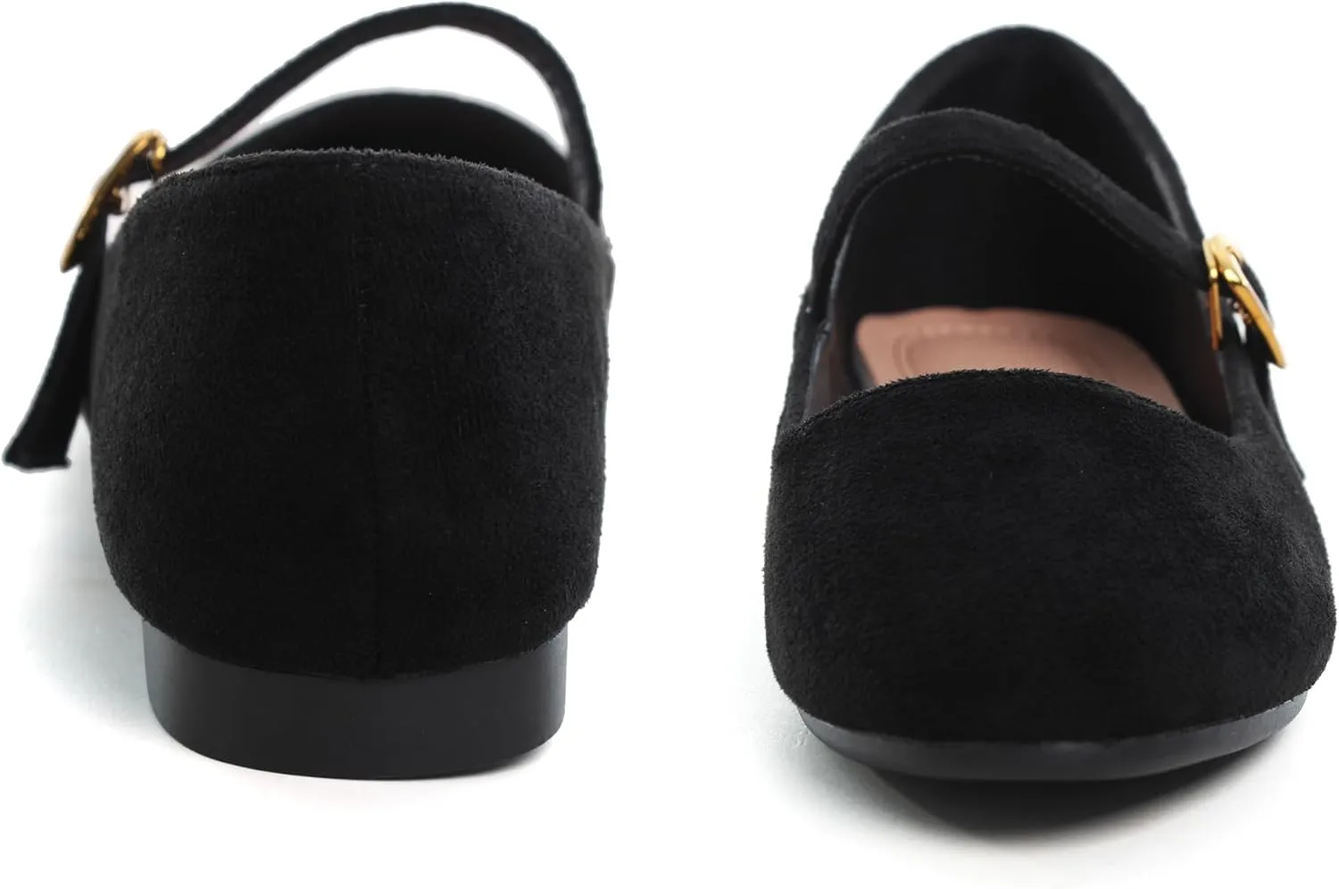 Dear Time Mary Jane Flats for Women Elegant Ballet Flats Strap Shoes Dressy Square Toe Flats Shoes