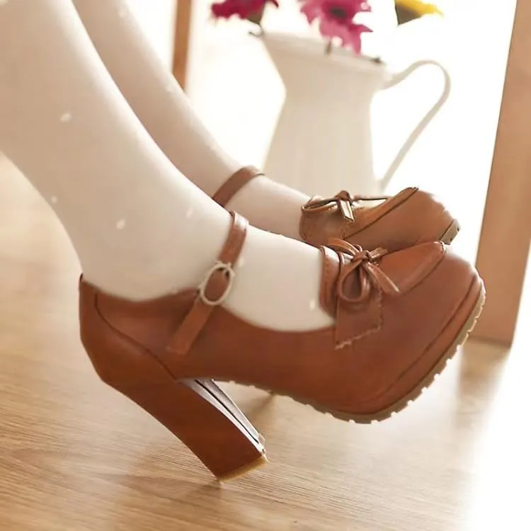 Elbslutt Women's Platform Loafer Oxford Heels Block Chunky High Heel Penny Loafers Pumps Ankle Strap Closed Toe Slip On Lolita Cosplay Summer Casual Office Dress Shoes