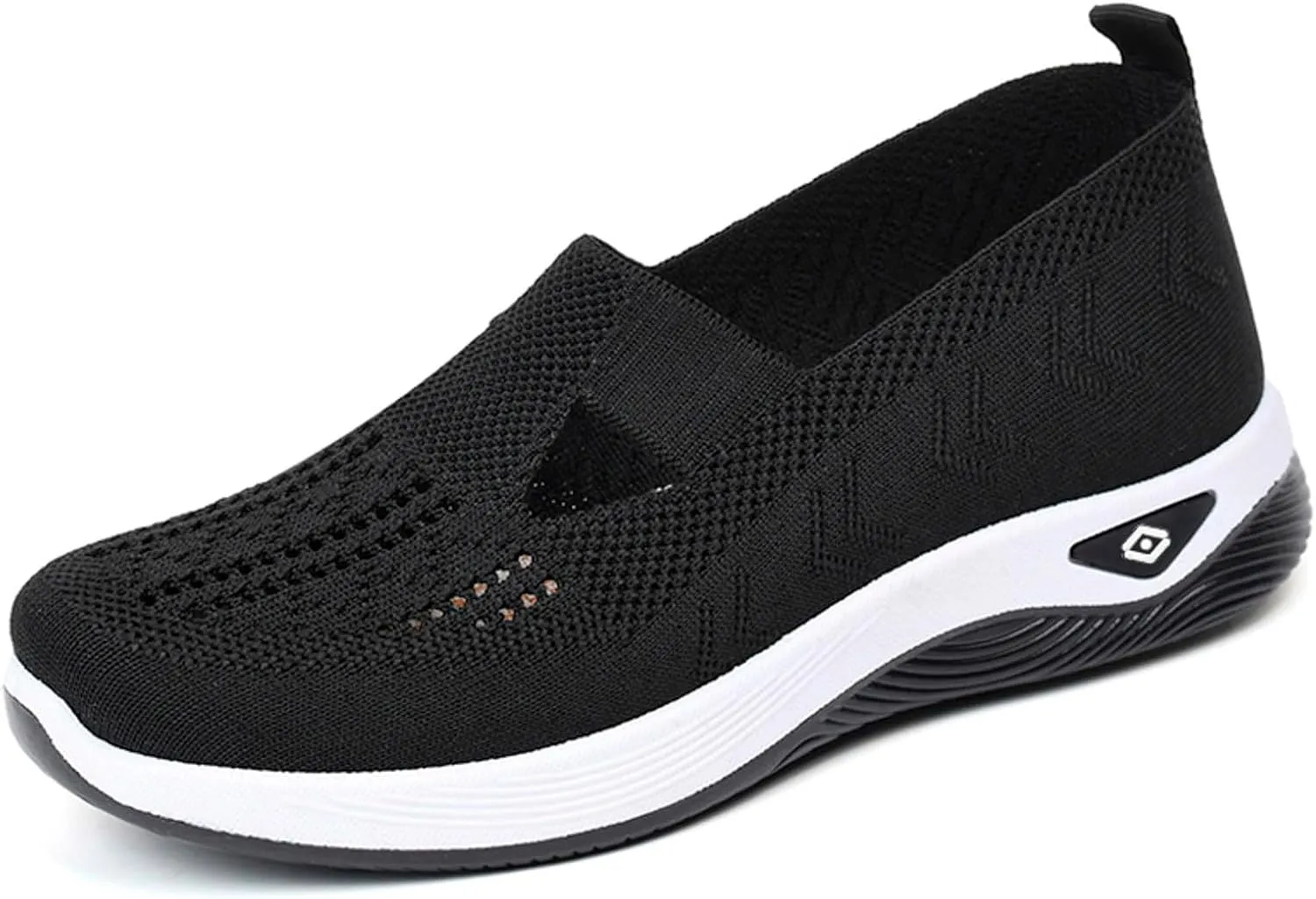 Fashion Summer Women Sports Shoes Flat Bottom Non Slip Mesh Hollow Upper Breathable Soft Slip On Casual Style Shoes for Men Wide