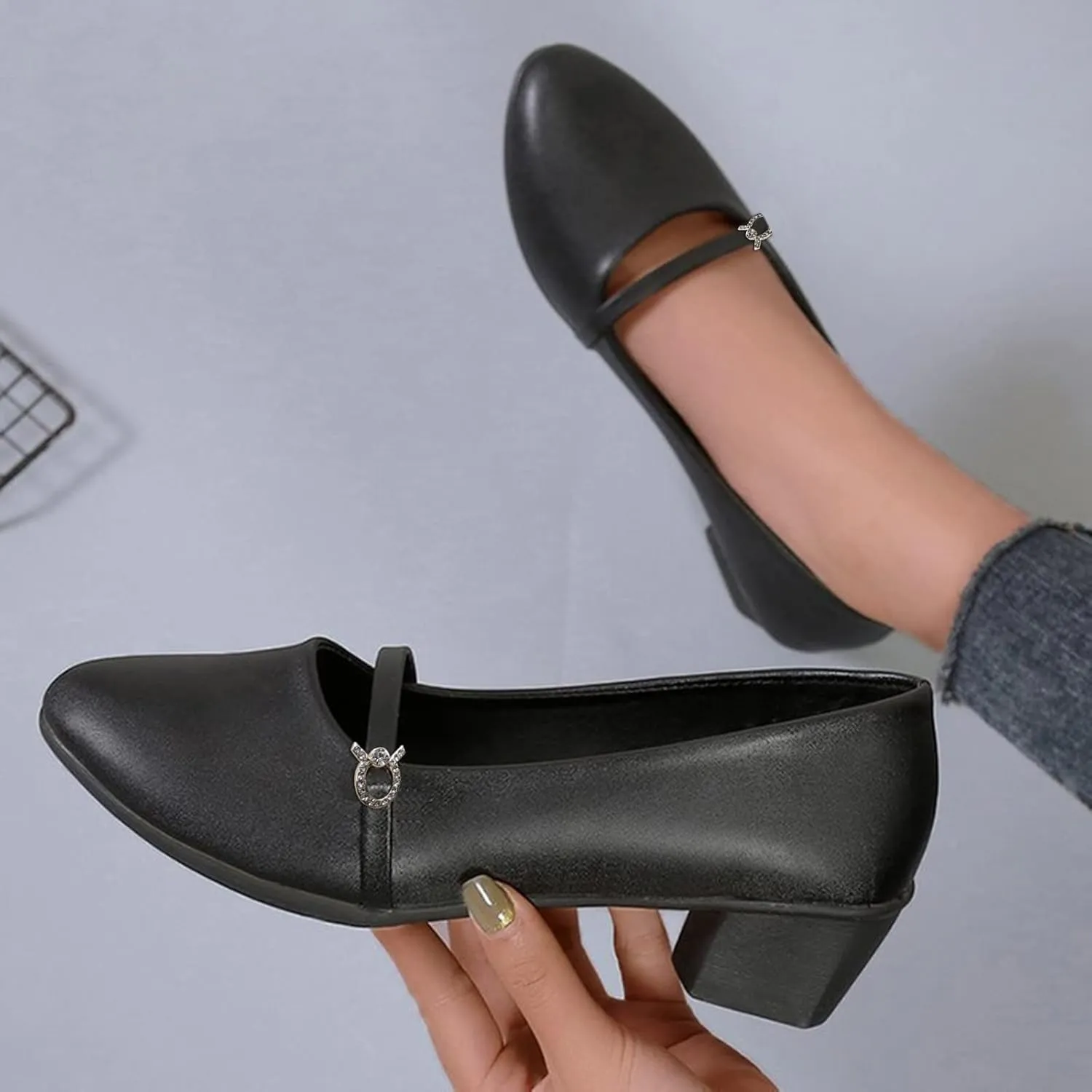 Fashion Womens Breathable Lace Up Shoes Chunky Heels Casual Sandals Dress Loafer Women's Casual Walking Shoes
