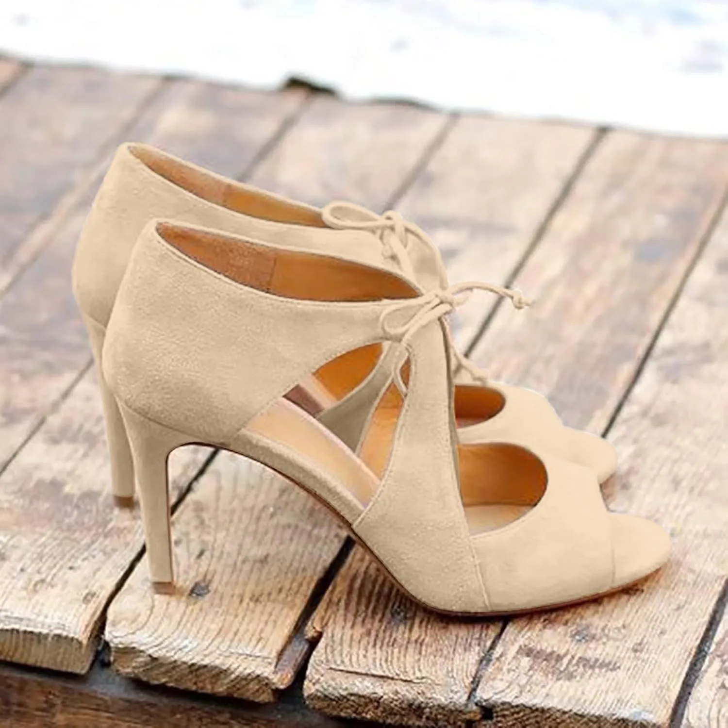 High Heels for Women Ankle Strap Platform Stiletto Heels Open Toe High Heel Sandals Buckle Party Dance Dressy Shoes
