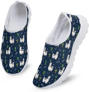 Kuiaobaty Fashion Sneakers Lightweight Breathable Slip-Ons Walking Shoes Athletic Casual Footwear Women's Men's Loafers