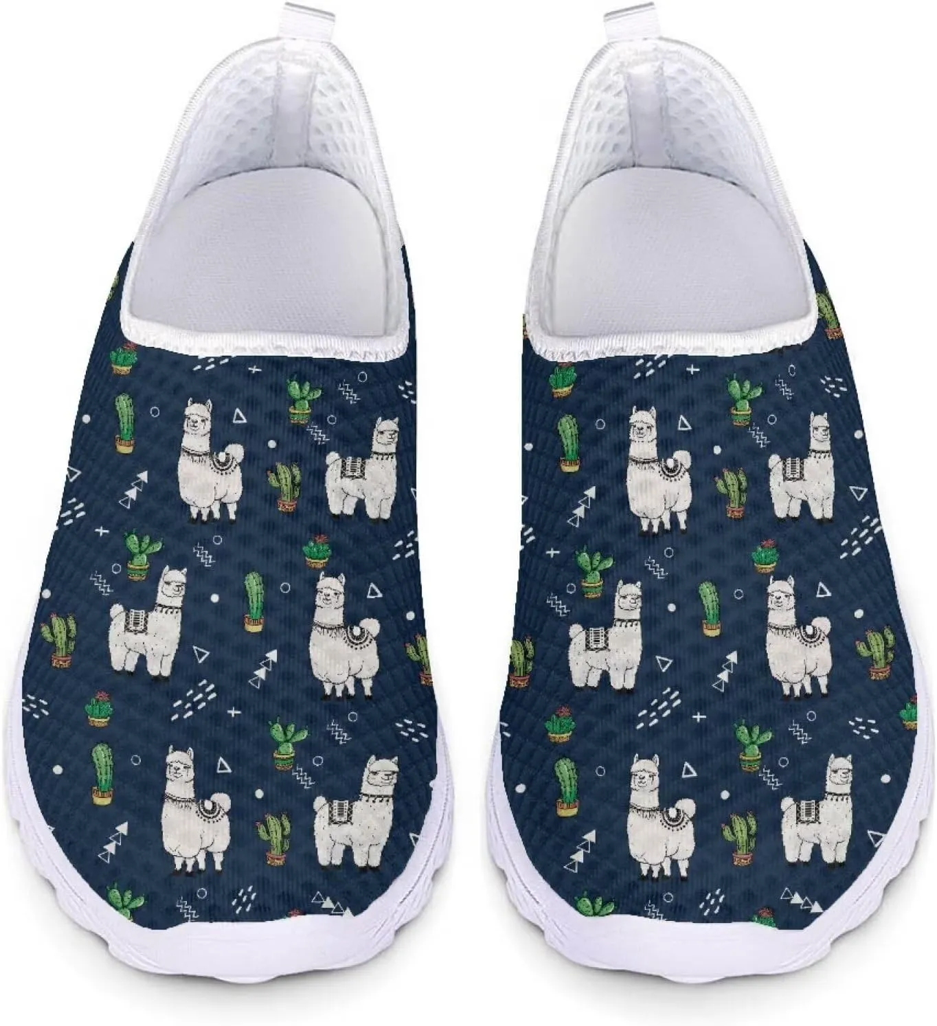 Kuiaobaty Fashion Sneakers Lightweight Breathable Slip-Ons Walking Shoes Athletic Casual Footwear Women's Men's Loafers