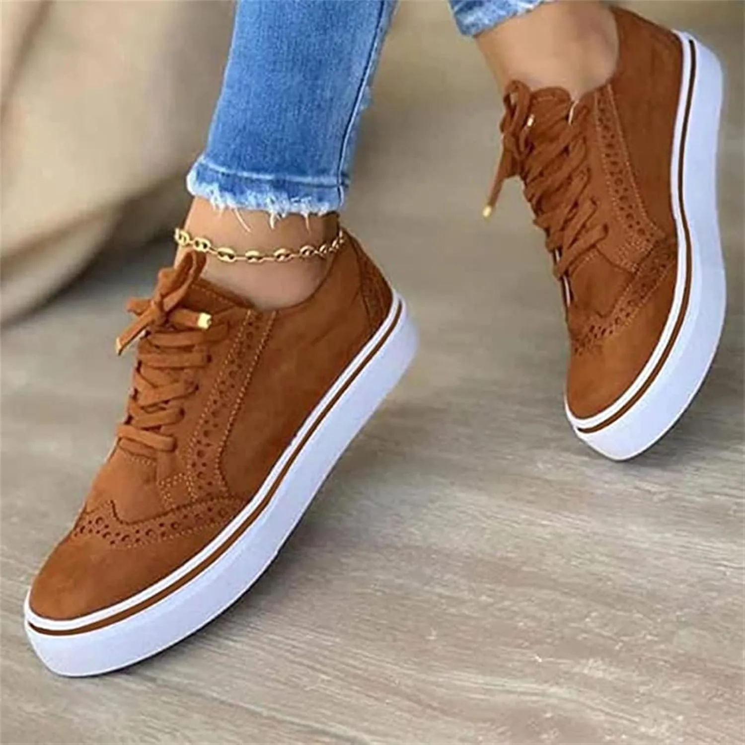 Lausiuoe Shoes For Women Dressy Flats Canvas Loafers Low Top Casual Fashion Lightweight Comfortable Walking Slip On Sneakers