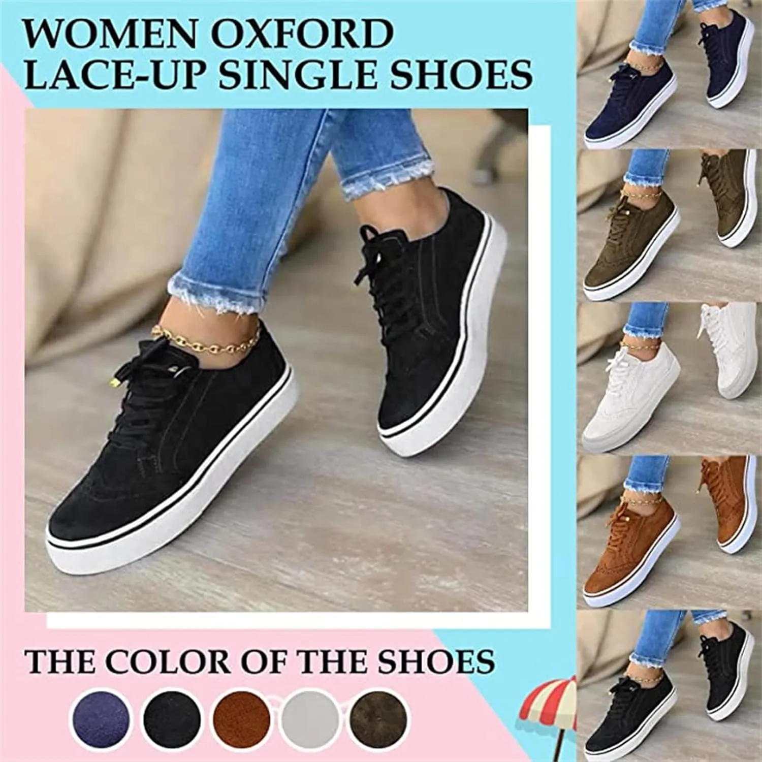 Lausiuoe Shoes For Women Sneakers Trendy Slip on Low Top Fashion Casual Classic Lightweight Comfort Walking Flat Loafers