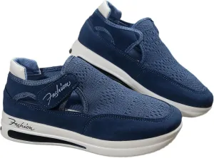 Lausiuoe Sneakers For Women Platform Slip On Fashion Canvas Shoes Lightweight Non-Slip Casual Comfortable Walking Flat Loafer