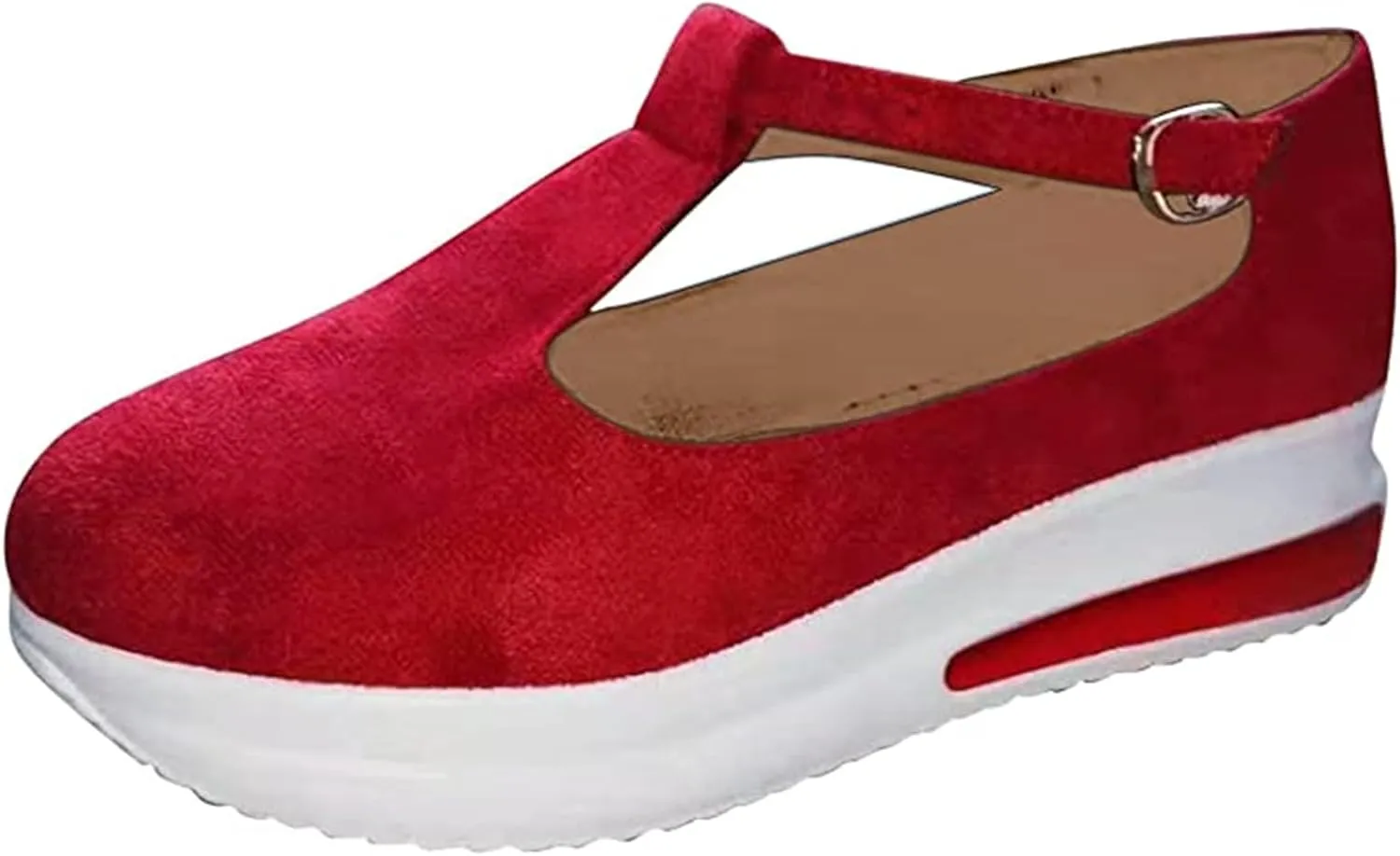 Lausiuoe Sneakers For Women Platform Slip On Low Top Canvas Shoes Casual Fashion Lightweight Comfortable Walking Flat Loafers