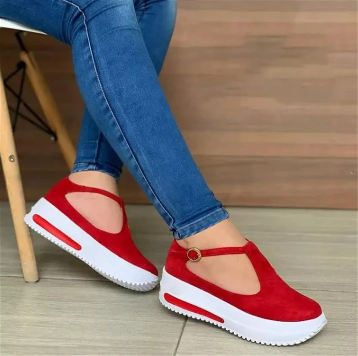 Lausiuoe Sneakers For Women Platform Slip On Low Top Canvas Shoes Casual Fashion Lightweight Comfortable Walking Flat Loafers