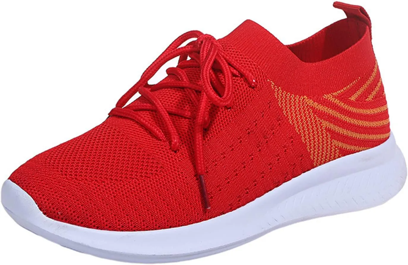 Lausiuoe Sneakers For Women Slip On Arch Support Walking Shoes Non Slip Fashion Casual Comfort Gym Sports Running Shoes