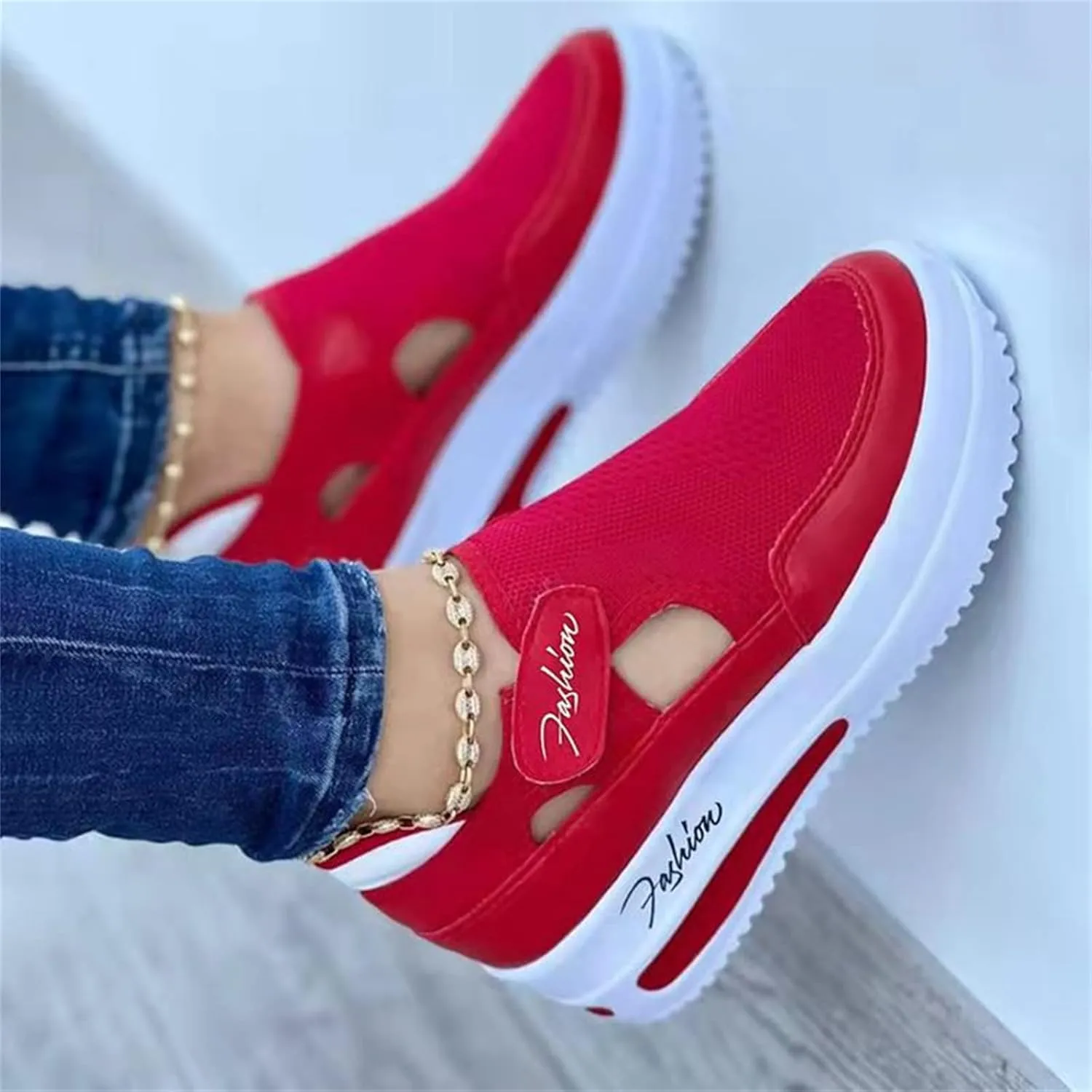 Lausiuoe Womens Shoes Casual Dressy Canvas Shoes Low Top Casual Fashion Slip On Sneakers Comfortable Walking Flat Loafers