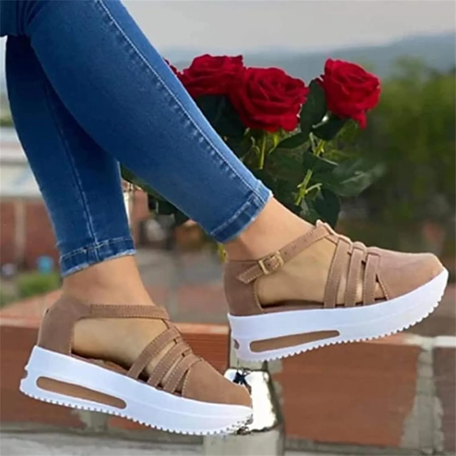 Lausiuoe Womens Shoes Dressy Casual Flats Loafers Slip On Fashion Canvas Sneakers Casual Classic Comfortable Walking Shoes