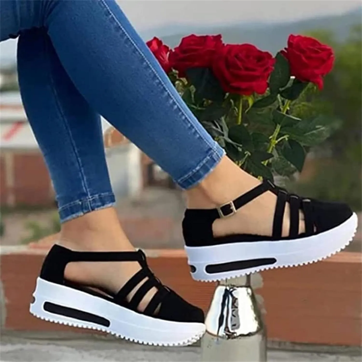 Lausiuoe Womens Shoes Sneakers Slip Ons Low Top Canvas Casual Shoes Fashion Lightweight Comfortable Walking Flat Loafers