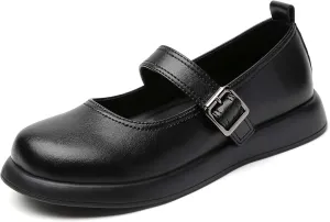 Mary Jane Shoes Women Flat Comfortable Dressy Casual Ladies Office Work Shoes