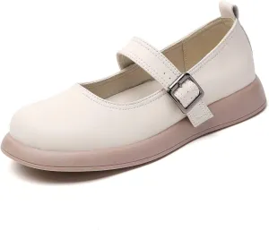 Mary Jane Shoes Women Flat Comfortable Dressy Casual Ladies Office Work Shoes