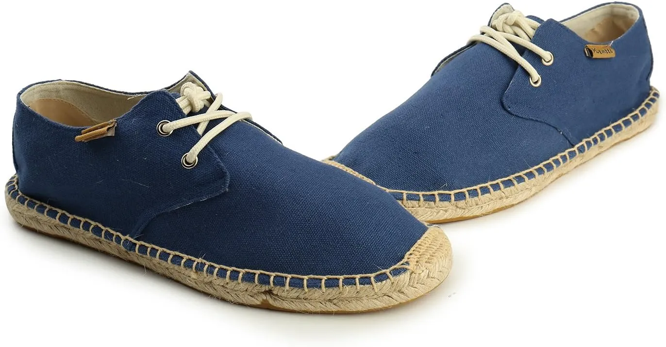 Men's Classic Lace Up Canvas Espadrilles