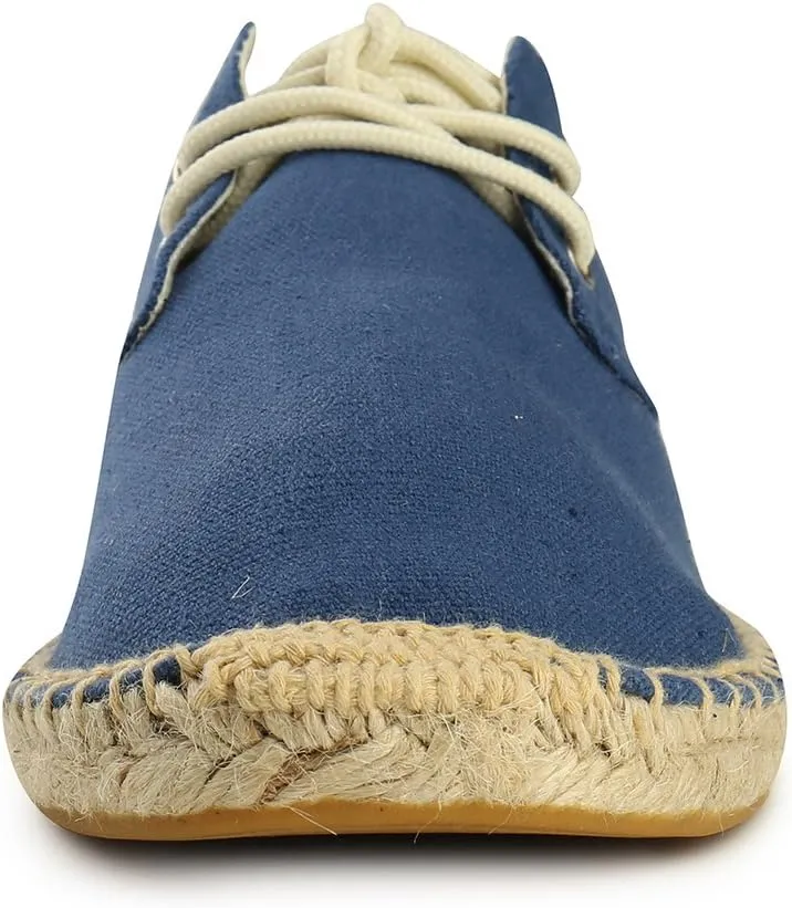 Men's Classic Lace Up Canvas Espadrilles