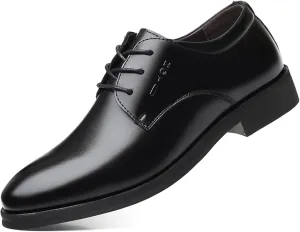 Mens Oxfords Classic Dress Shoes Casual Business Formal Derby Lace Up Shoes for Men
