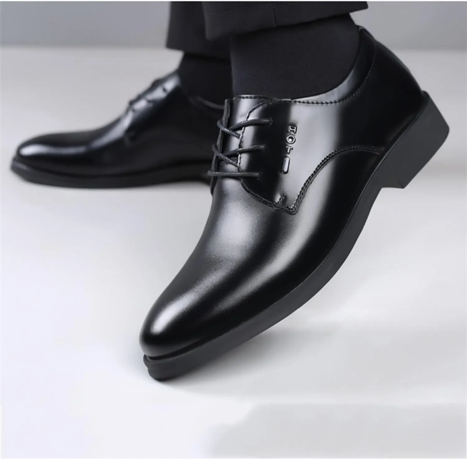 Mens Oxfords Classic Dress Shoes Casual Business Formal Derby Lace Up Shoes for Men
