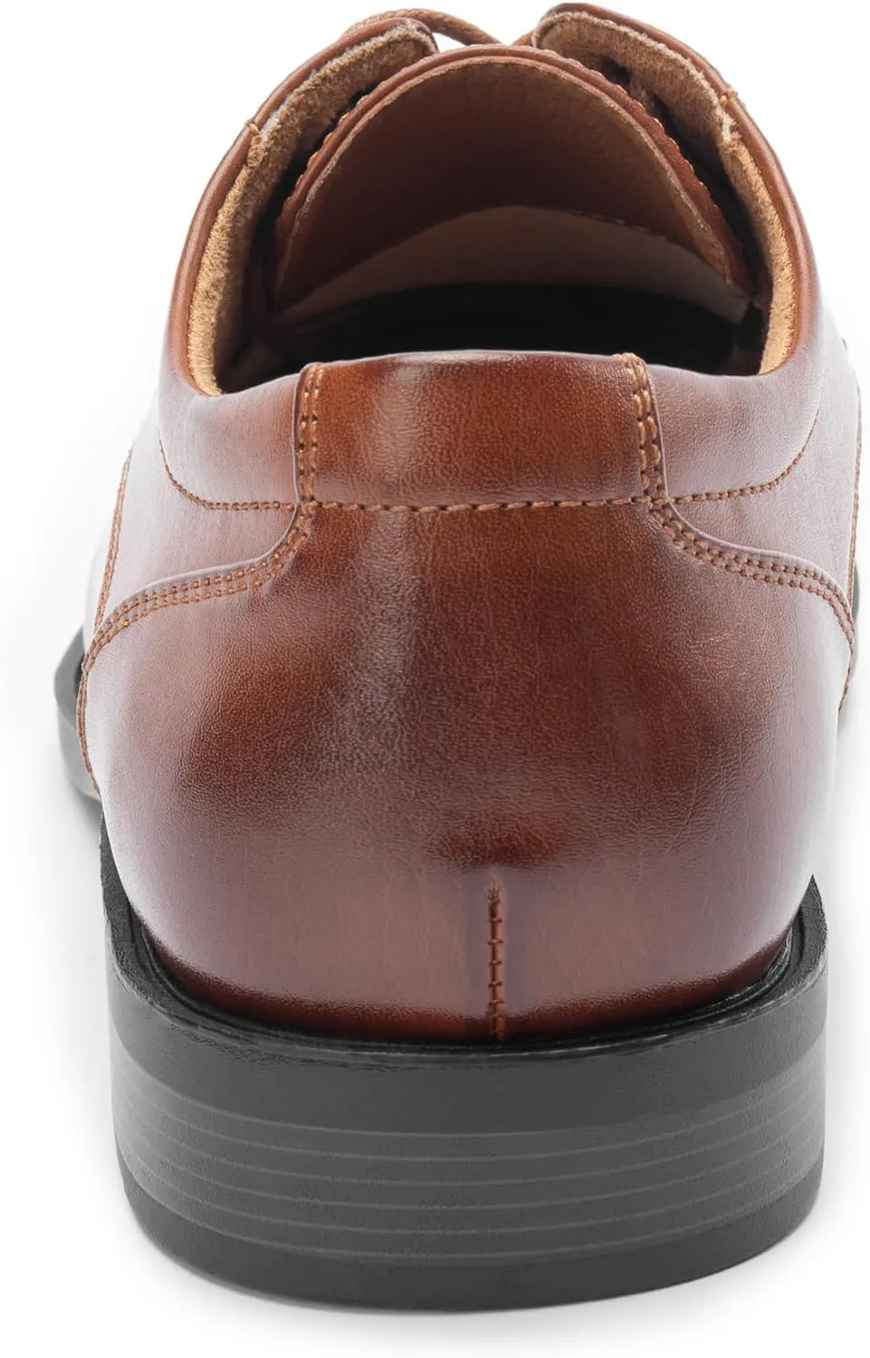 Mens Oxfords Classic Lace ups, Square Toe, Fabric Lining, Heel Pad Design, Tilden Style for Work and Formal Dressing