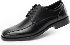 Mens Oxfords Classic Lace ups, Square Toe, Fabric Lining, Heel Pad Design, Tilden Style for Work and Formal Dressing