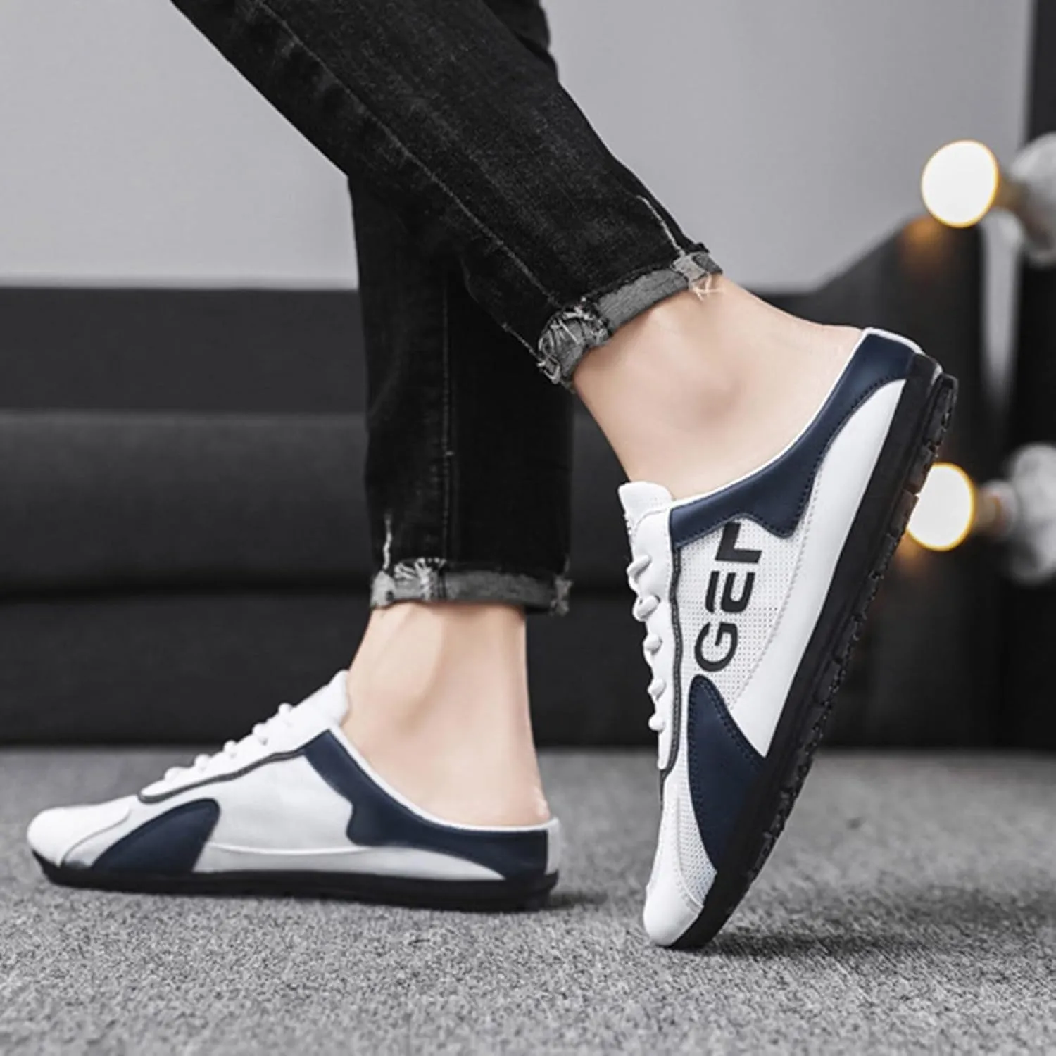 Mens Shoes Casual Low Top Outdoor Summer and Autumn Lightweight Street Shoes