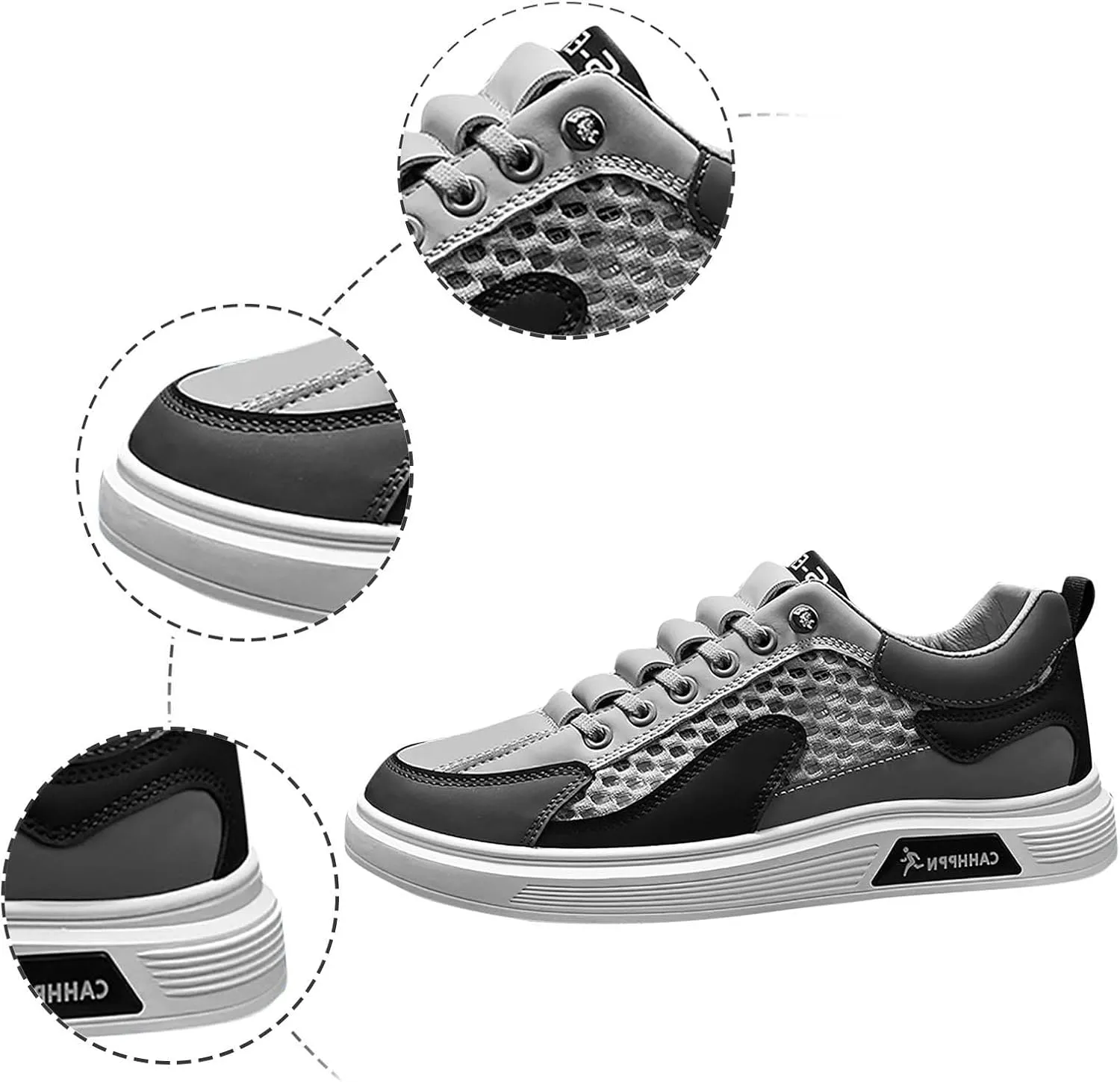 Men's Walking Shoes Sports Hiking Outdoor Classic Lightweight Street Shoes