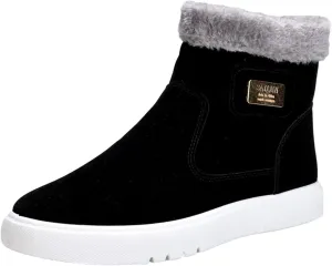 Men's Winter Boots High Top Men's Shoes Shoes Thickened Warm Snow Boots Snow Work Boots Men