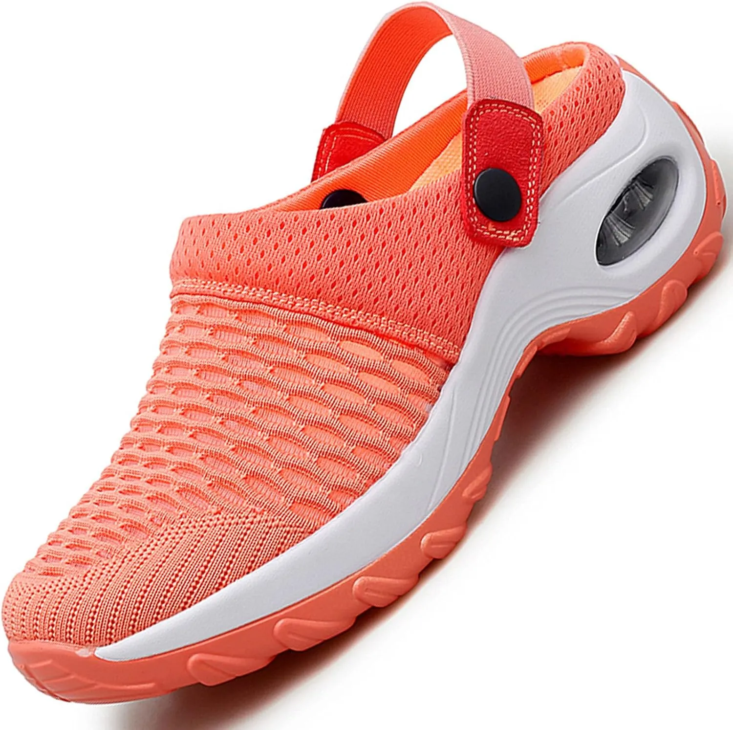 Orthopedic Air Cushion Platform Mesh Mules Clogs for Women – Lightweight Summer Walking Sandals, Breathable Slip-Ons, Anti-Skid Beach Shoes, and Outdoor Slippers