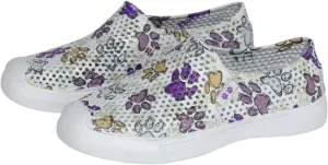 Paw Print Lightweight Slip On Shoes Quick Dry Ultra Light EVA Water Friendly Animal Print Casual Footwear for Women