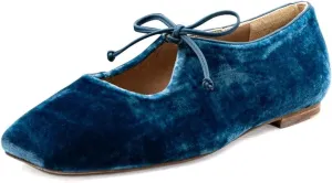 Pazzion Women Cute Bowtie Closed Square Toe Mary Jane Flats Slip On Cutout Ballet Flat Shoes for Walking Dancing Prom Size 4-16 US