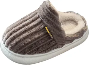 Plush Warm Slippers for Girls Boys Kids Toddlers Soft Plush House Shoes Indoor Outdoor Slippers Fuzzy Bedroom Shoes
