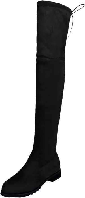 The Boots Comfort Boots Long Over Women Heels Boots Shoes Knee Winter Wide Width Knee High Boots for Women Size 9