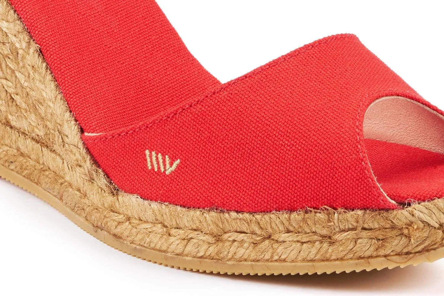 Viscata Aiguafreda Espadrille Canvas Wedges Spain Handmade 3 ½” Heel Women's Open Toe Sandals with Breathable Organic Cotton Canvas and 100% Natural Jute Midsole for all Occasions: Casual, Work, Party
