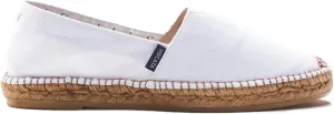 VISCATA Barceloneta Espadrille Canvas Women's Flat Slip On Shoes Handmade in Spain Fashionable Organic Cotton Canvas Lightweight Material with 100% Natural Jute Midsole for All Casual Occasions