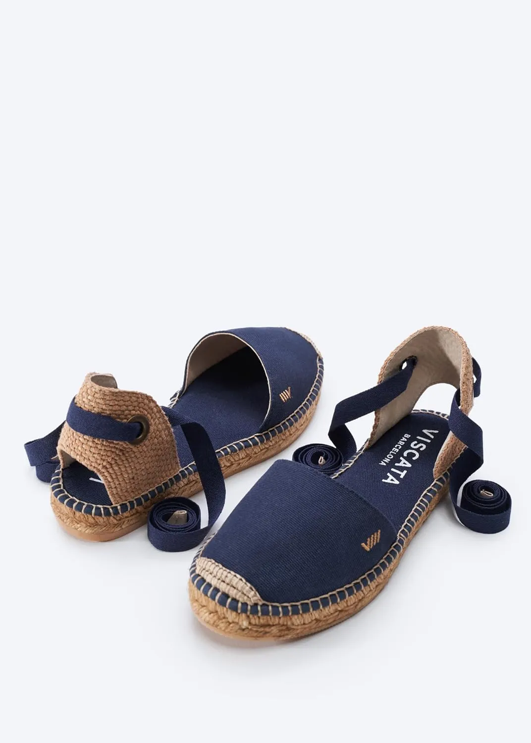 VISCATA Candell Canvas Espadrille Flats Organic Canvas, Comfort and Style for Every Occasion, Size 6-11