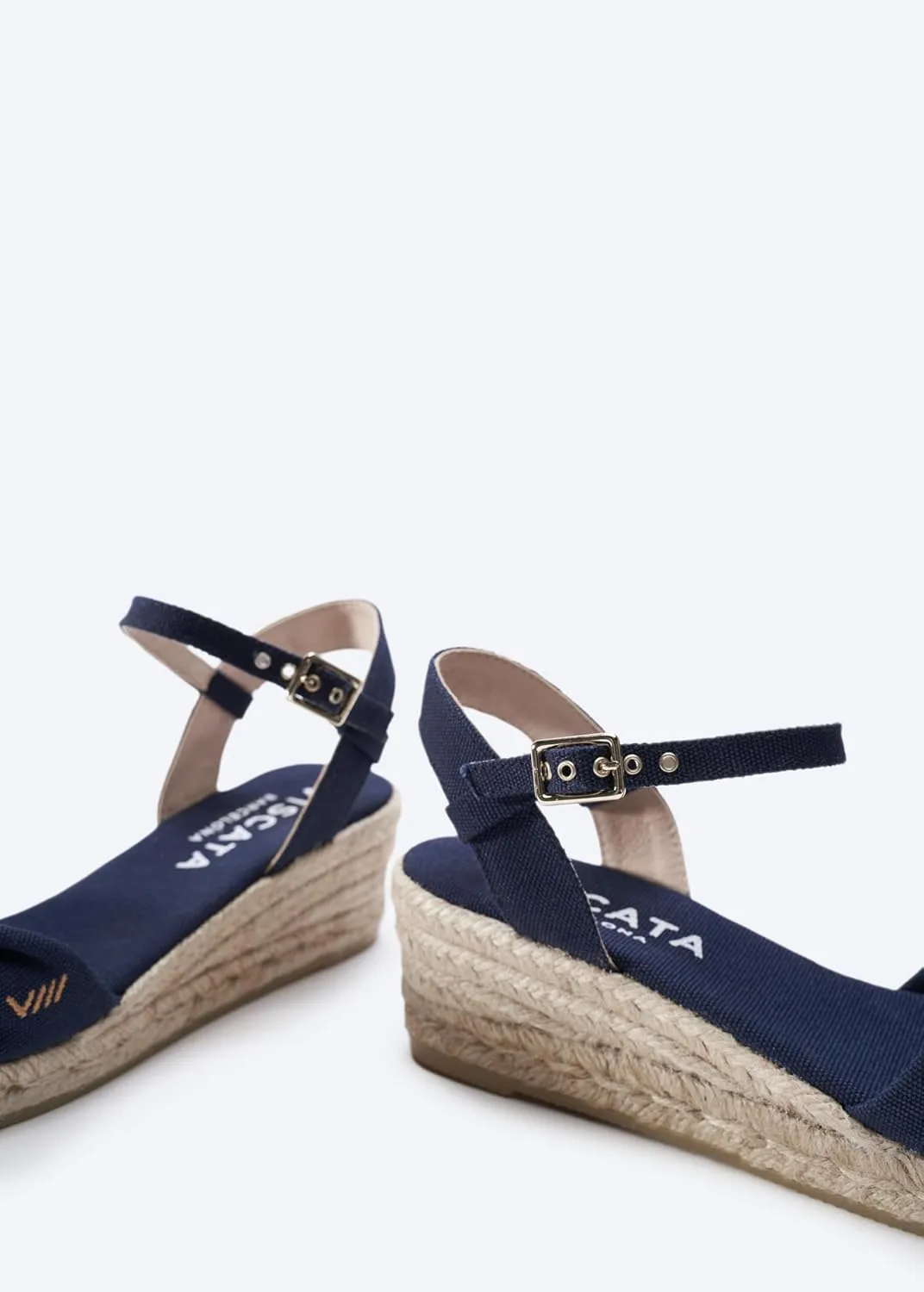 VISCATA Farella Canvas Espadrille Sandal Wedges, Comfort and Style for Every Occasion, Size 6-12