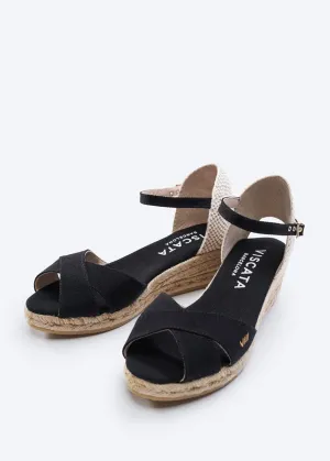 VISCATA Salina Canvas Espadrille Sandal Wedges, Comfort and Style for Every Occasion, Size 5-12