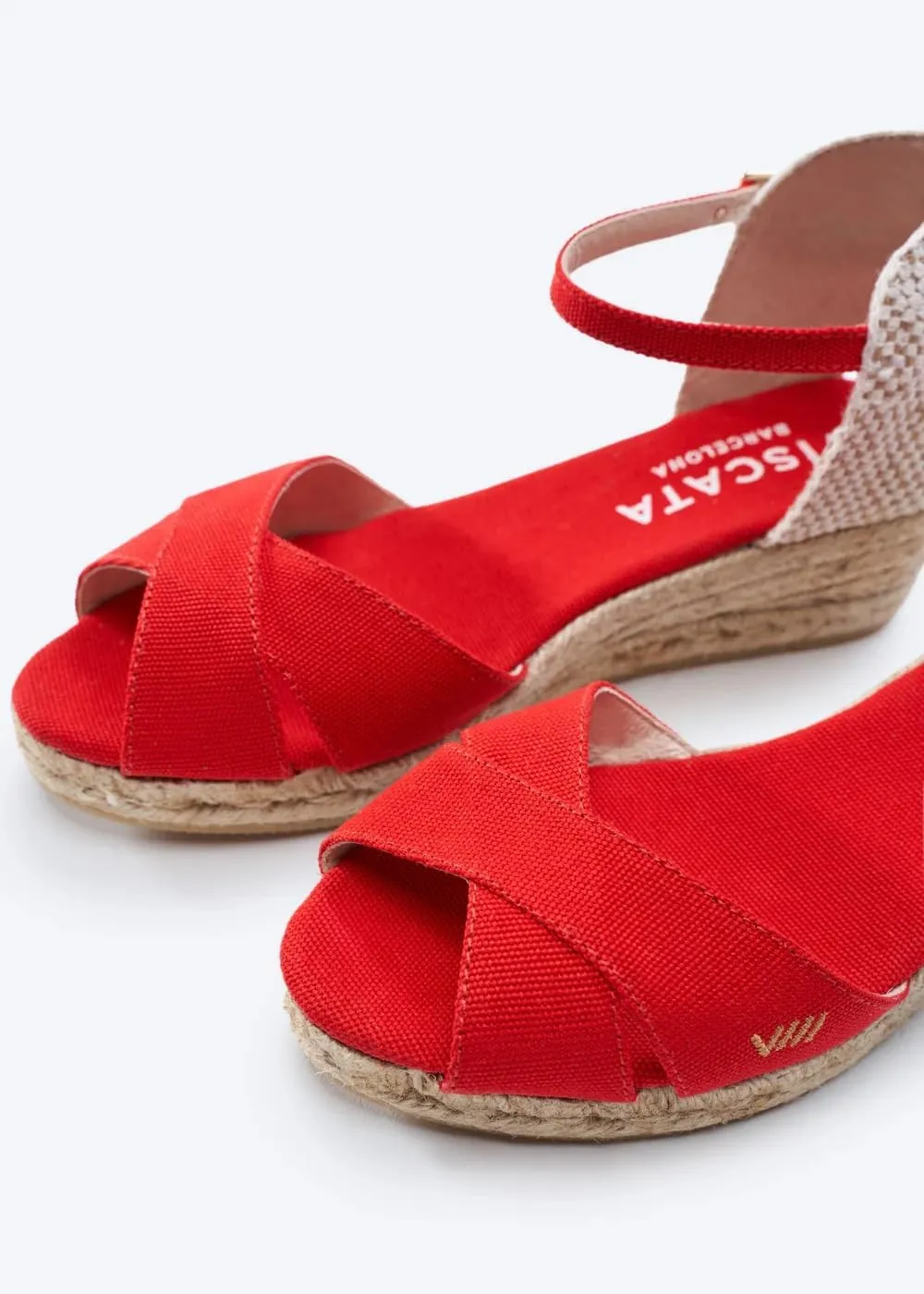 VISCATA Salina Canvas Espadrille Sandal Wedges, Comfort and Style for Every Occasion, Size 5-12