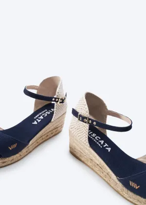 VISCATA Salina Canvas Espadrille Sandal Wedges, Comfort and Style for Every Occasion, Size 5-12
