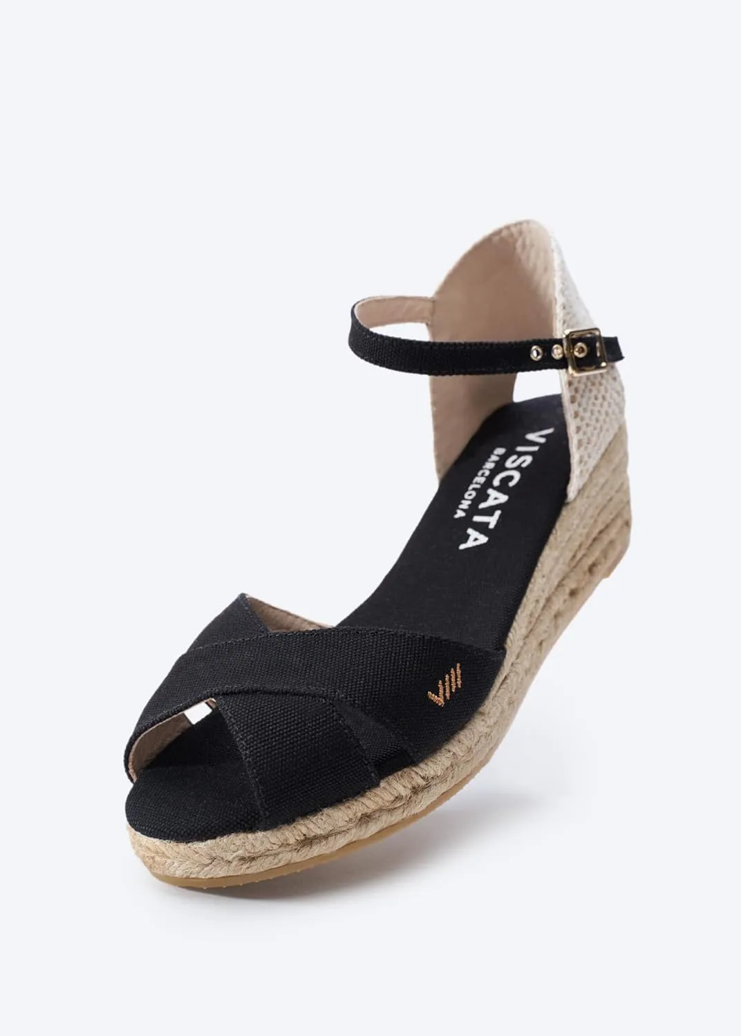 VISCATA Salina Canvas Espadrille Sandal Wedges, Comfort and Style for Every Occasion, Size 5-12