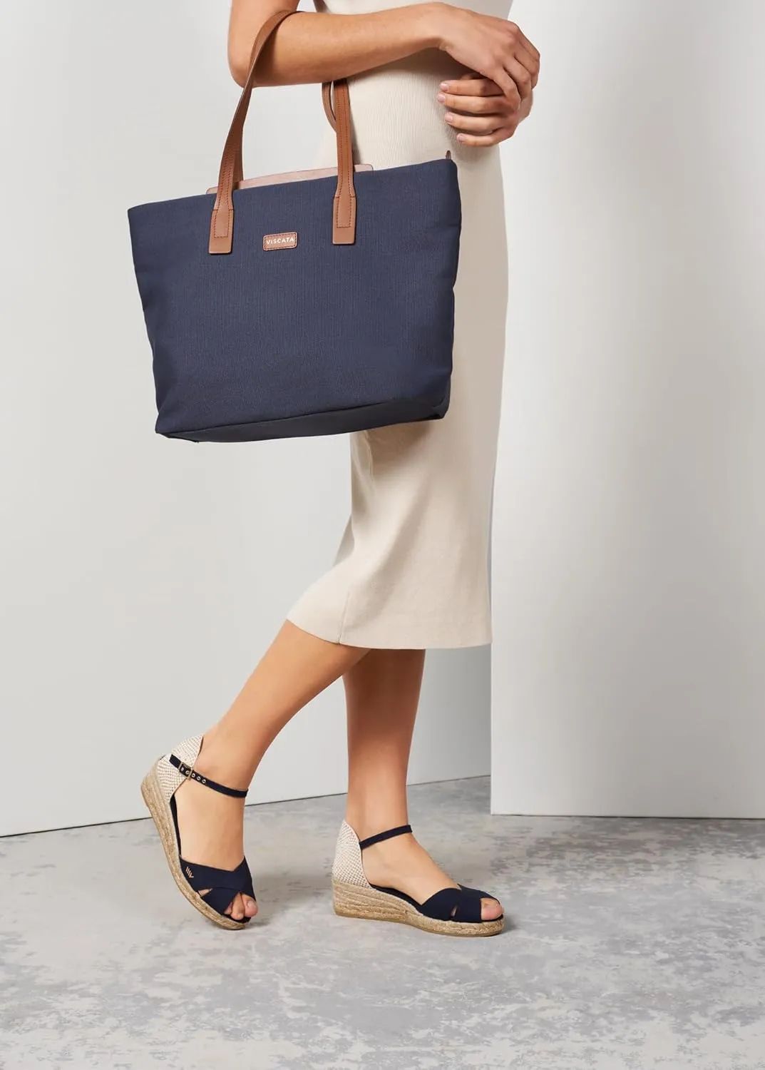 VISCATA Salina Canvas Espadrille Sandal Wedges, Comfort and Style for Every Occasion, Size 5-12